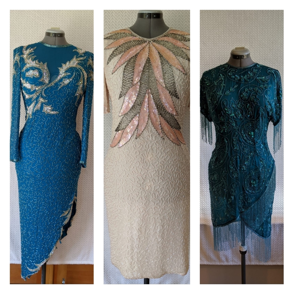 Vintage Beaded Dress Bundle